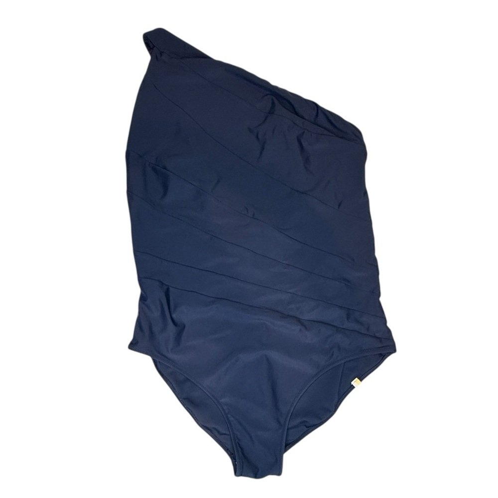 Summersalt The Sidestroke One Piece Swimsuit Deep Sea Navy Blue 18 - Picture 5 of 7
